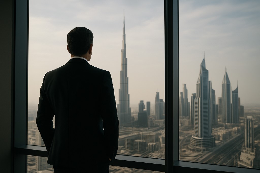 ASCEND Mann blick dubai